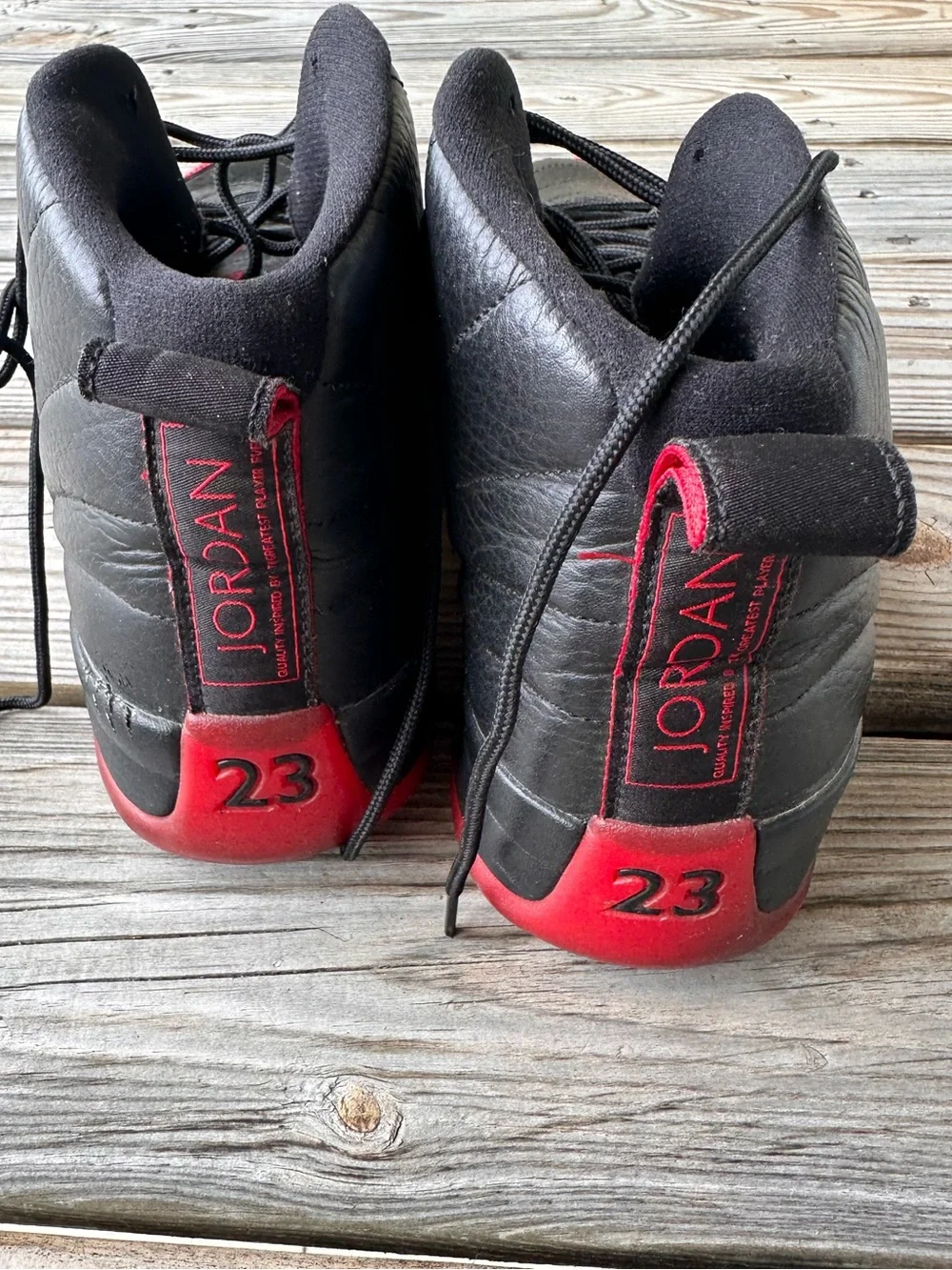 2016 Air Jordan 12 Retro “Flu Game” Black/Varsity Red Men’s Size 14